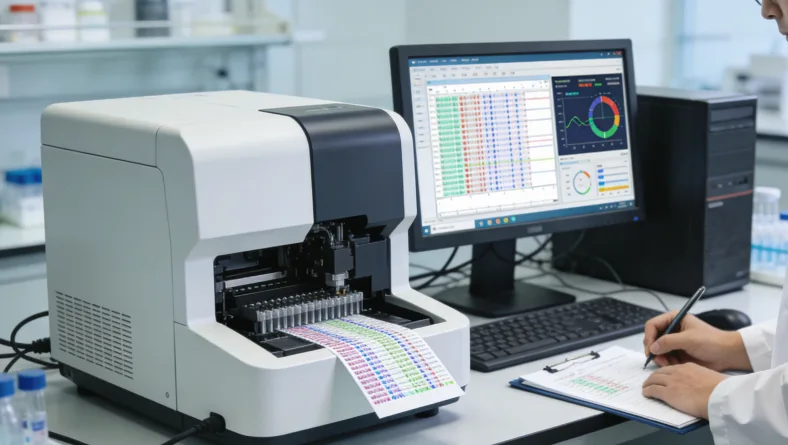 MSI检测报告示意图，突出MSI-H结果