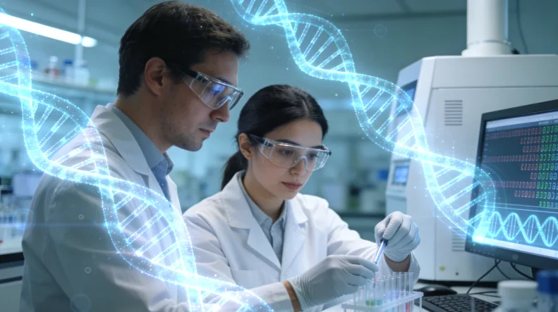 肿瘤异质性：不同亚克隆细胞群示意图