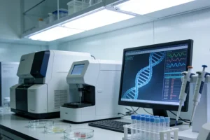 肿瘤细胞与正常细胞DNA对比示意图