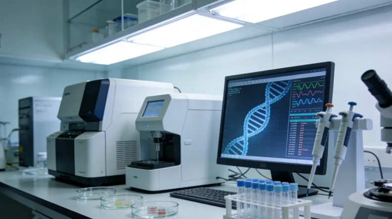 肿瘤细胞与正常细胞DNA对比示意图