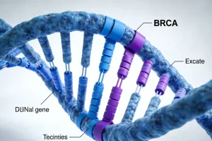 病理医生在显微镜下评估组织切片肿瘤细胞比例