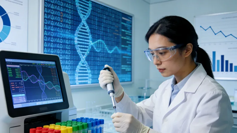 不同大小检测Panel（小、中、大）的位点覆盖对比图