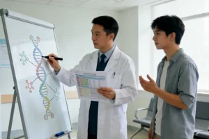 PD-L1蛋白与PD-1受体结合示意图