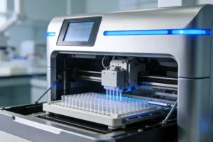 显微镜下PD-L1免疫组化染色不同强度对比图