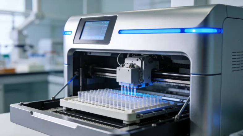 显微镜下PD-L1免疫组化染色不同强度对比图