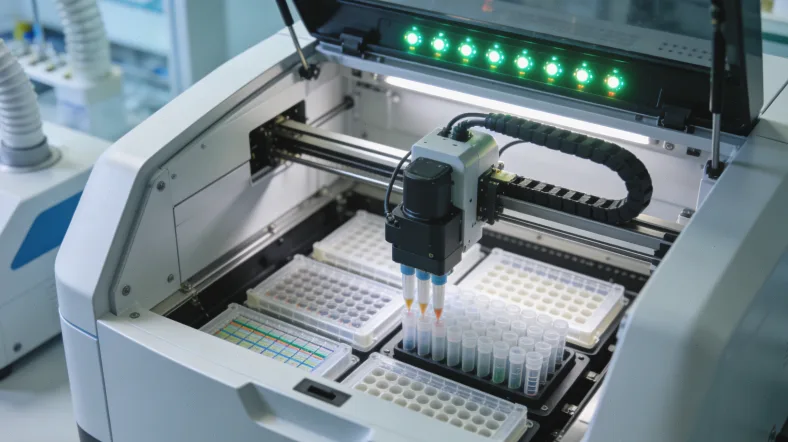 神经外科医生进行脑肿瘤立体定向活检手术示意图