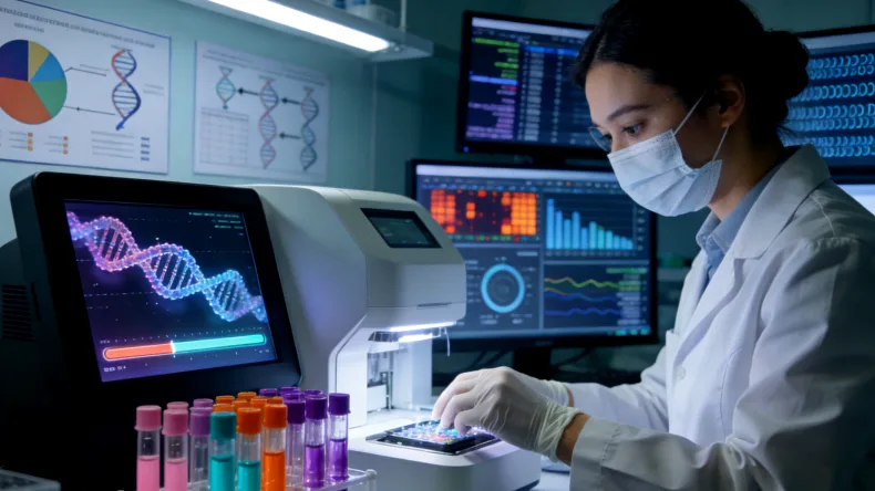 ctDNA从肿瘤细胞释放进入血液示意图