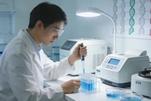 血液样本中提取的ctDNA示意图