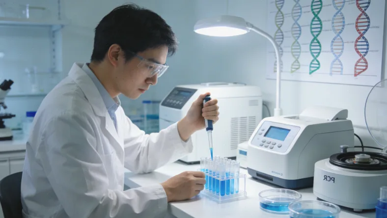 血液样本中提取的ctDNA示意图