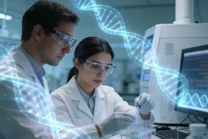 ctDNA与CTC在血液中来源与形态对比示意图