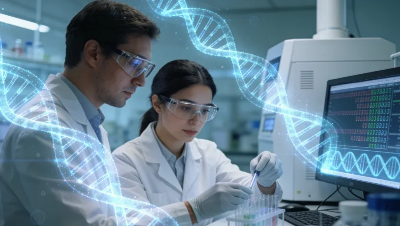 ctDNA与CTC在血液中来源与形态对比示意图