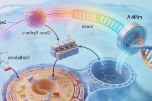 肠癌原发灶与肝转移灶示意图对比