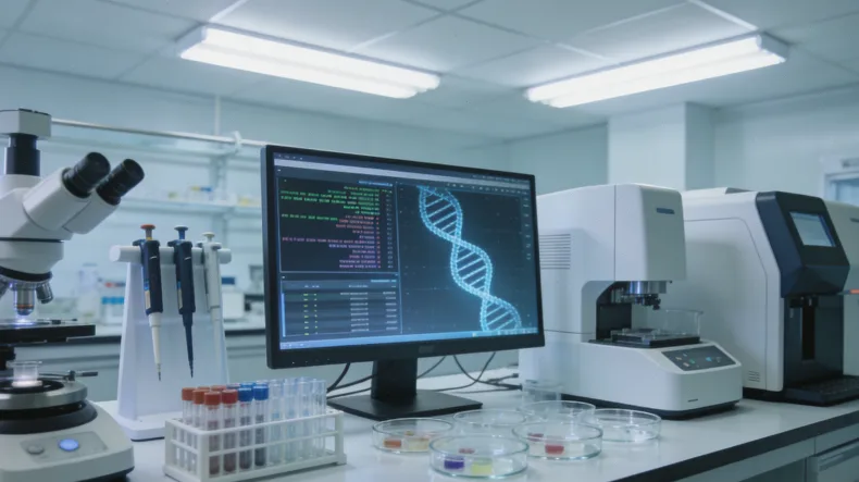 腹水样本送入基因测序实验室流程