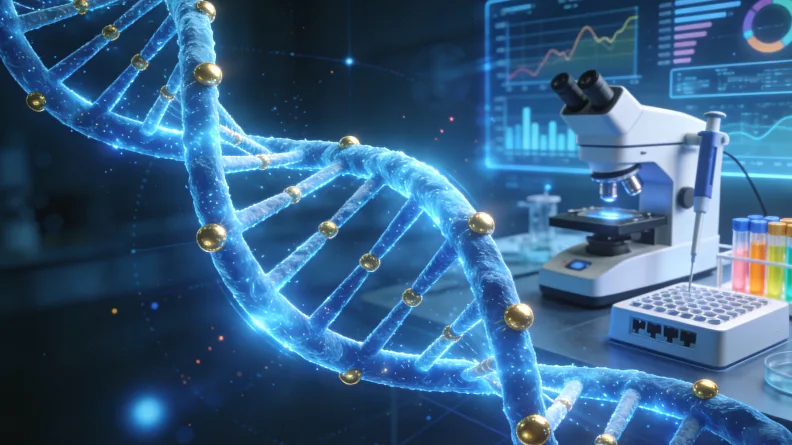 结直肠癌基因检测报告局部特写