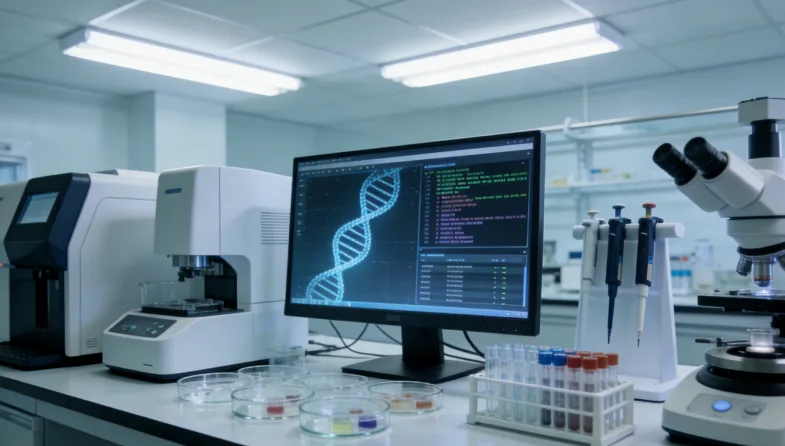 肿瘤释放ctDNA到血液的动画过程