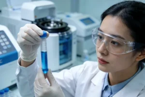 医生与患者家属沟通基因检测报告