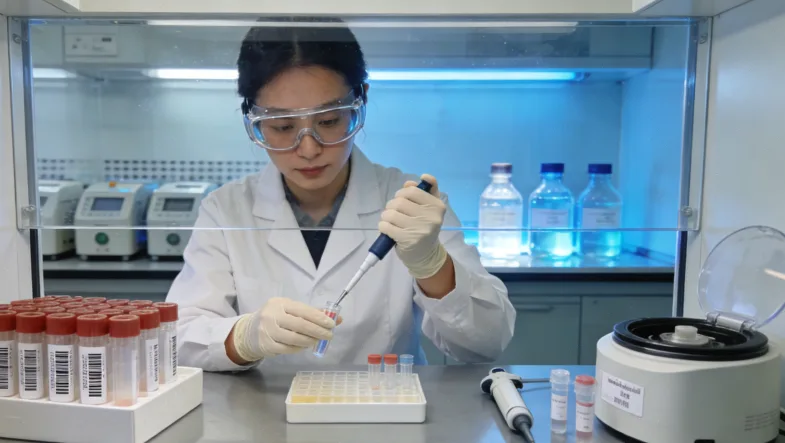 比喻图：正常RAS基因与突变RAS基因的开关对比示意图