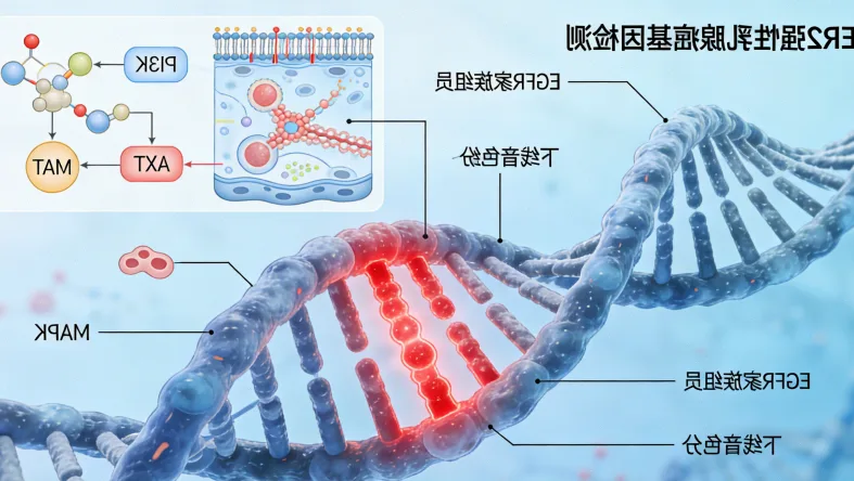肿瘤内科医生与患者共同查看基因检测报告