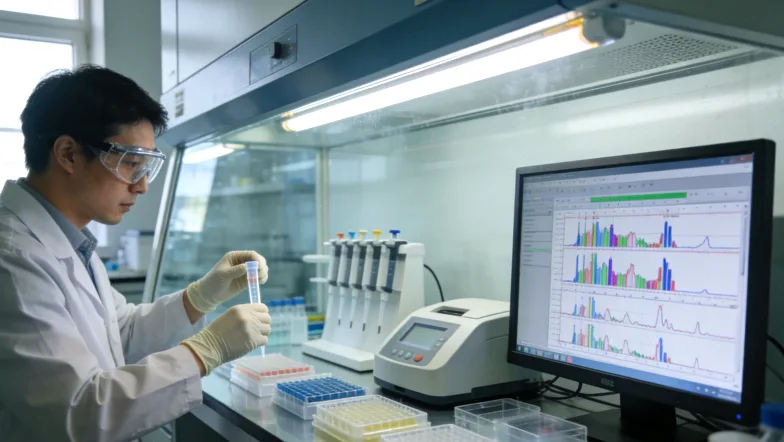 基因检测报告显示BRCA基因突变结果