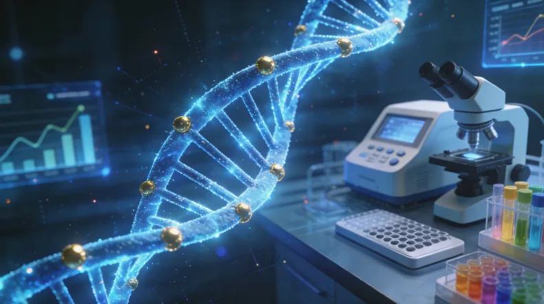 DNA双链断裂与同源重组修复示意图